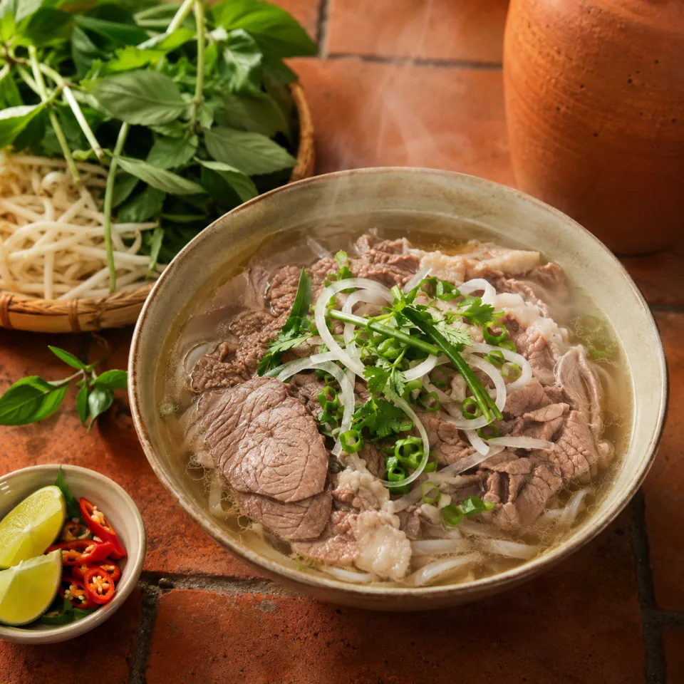 Bàn ăn tại Nguyễn Thị Bến